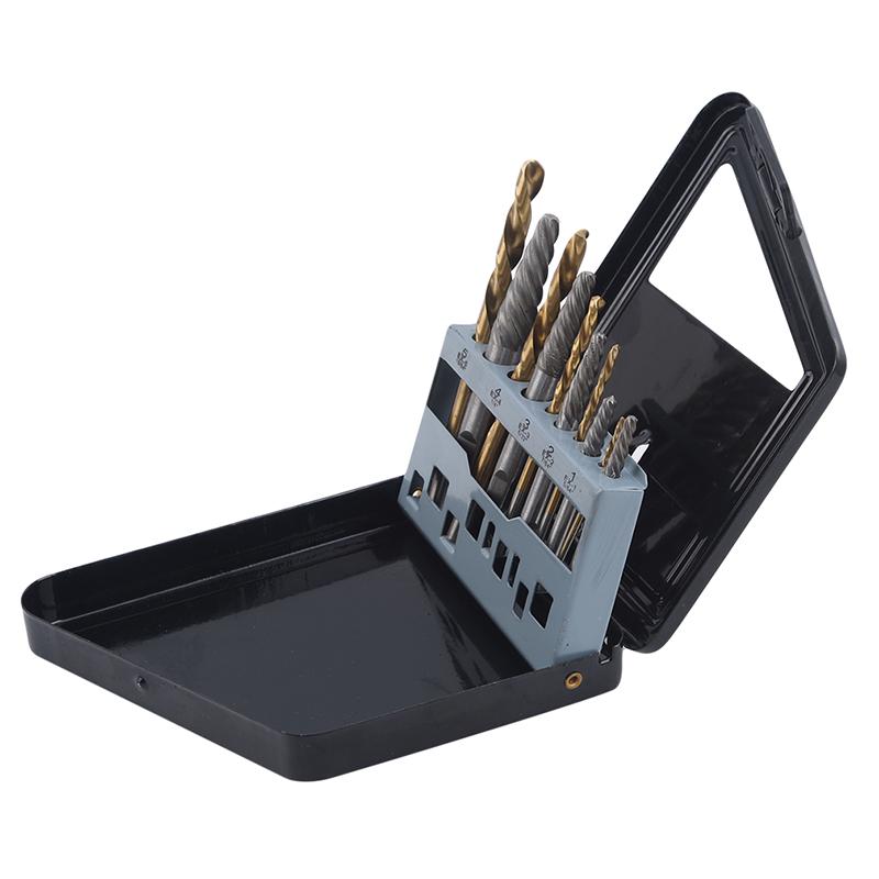 Daily Household Hardware Tools Iron Box Inch Drill Screw Extractor Combination Set
