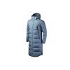 Li Ning Football Series Long Hooded Down Jacket Winter Men Outerwear Lime-Blue AYMP005-2