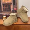 Зимние ботинки 2024 осень и зима новая классическая нескользящая водонепроницаемая утолщенная низкая хлопковая обувь