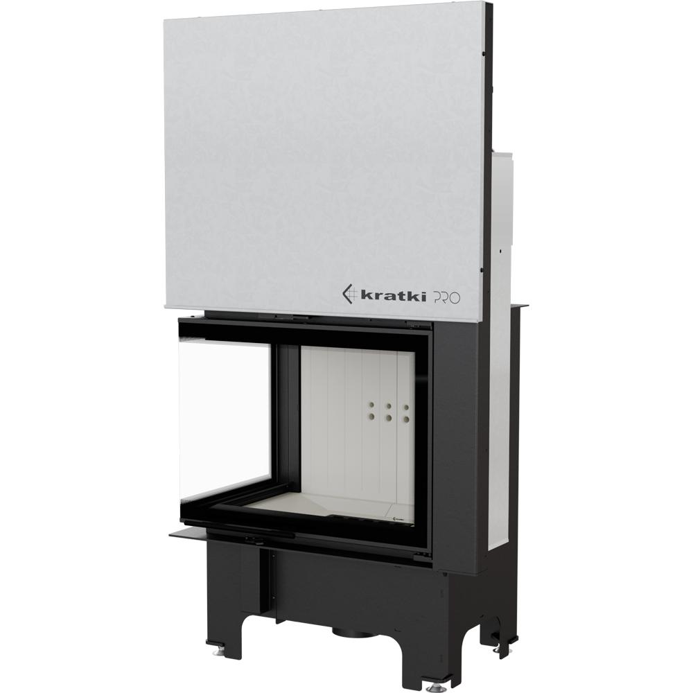 Steel fireplace KRATKI VNL 700/480 12 kW Ø 200 Lift-up