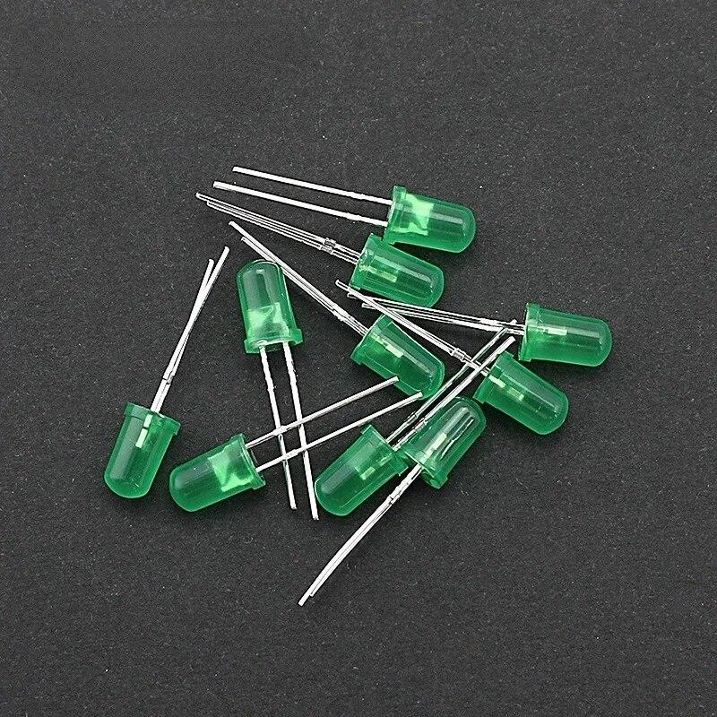 60-200 шт. F3 F5 набор светодиодных диодов 3 мм 5 мм светодиоды белый красный синий зеленый желтый оранжевый DIY электронный комплект