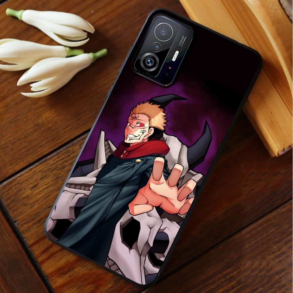 Чехол для телефона Xiaomi POCO MI 11 lite 11T X4 X3 NFC M3 M4 Pro 5G F4 GT 9T F3 10T, сумка в виде аниме-дзюдзюцу кайсен