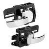 2pcs Left&Right Inner Chrome Door Handle 80671 JD00E Fits for NISSAN QASHQAI 2004 2007