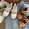 Fashion Women Mary Janes Shoes 2025 New Autumn Fashion Retro Comfortable Anti Slip Ballet Flat Shoes Outdoor Leisure Shoes Zapatos Mujer