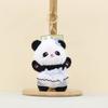 Panda Plush Keychain Pendant With Wearing A Gauze Skirt With A Bow Design