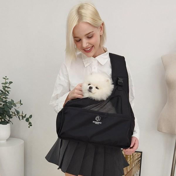 Living Duo Swanny Pet Puppy Cross Mignon Bag, Корейский шампунь для домашних животных