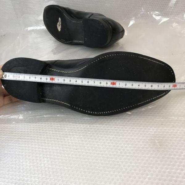 Scotch Grain Straight-Toe Semi-Brogue Black 25.5EEE Goodyear(USED)