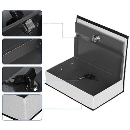 Домашняя безопасность, словарь, книга, наличные, ювелирные ценности, сейф для хранения ключей, замок