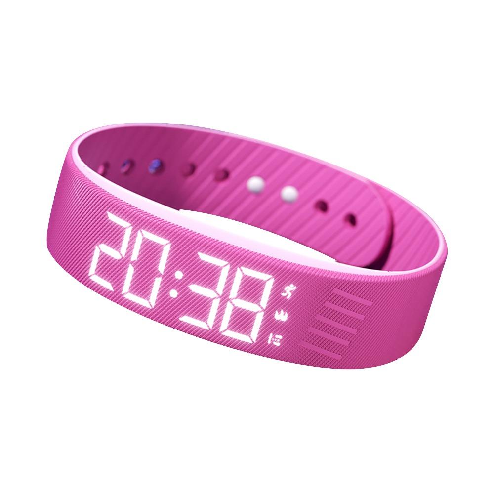 LED Digital Alarm Bracelet Adjustable Vibrating Alarm Smart Fitness Wristbands  for Students