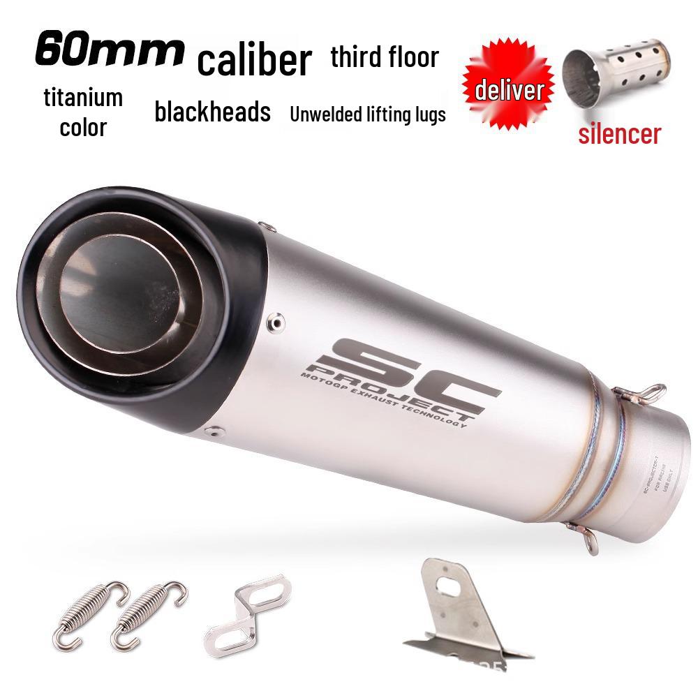 Выхлопная труба мотоцикла Ninja Z250/300/400 MT0709 R25/R3/R6 SC двух/трехслойная