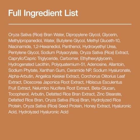 ANUA 7 Rice Ceramide Glow Serum 50ml Moisture Hydration Skin Barrier Care Niacinamide Hyaluronic Acid Arbutin Dry Combination Skincare Korean