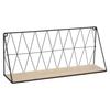 Atmosphera Wired Black Wall Shelf