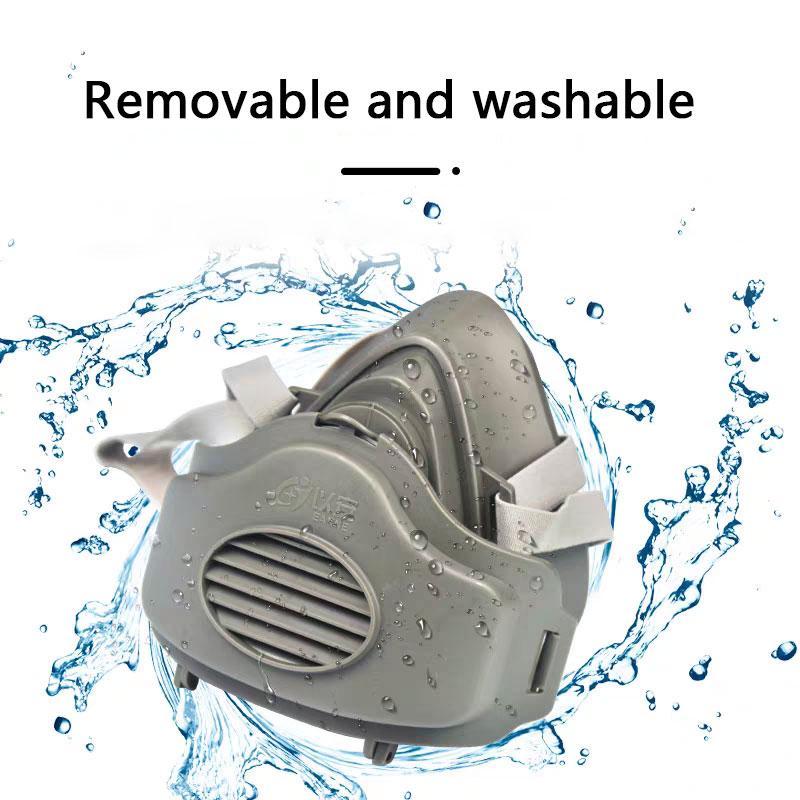 Пылезащитная маска Маска для защиты от частиц Респиратор Полумаска KN95 Шлифовка Декорирование и Строительство Защитная маска Пылезащитная маска