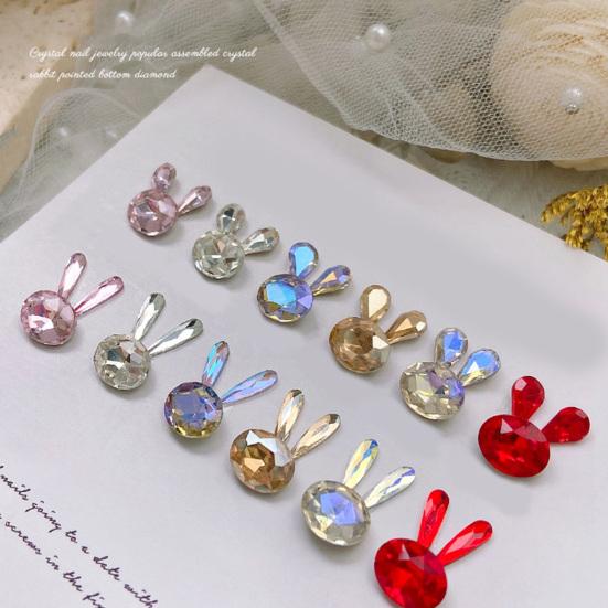 Стильные стразы для ногтей, трехмерные красочные DIY