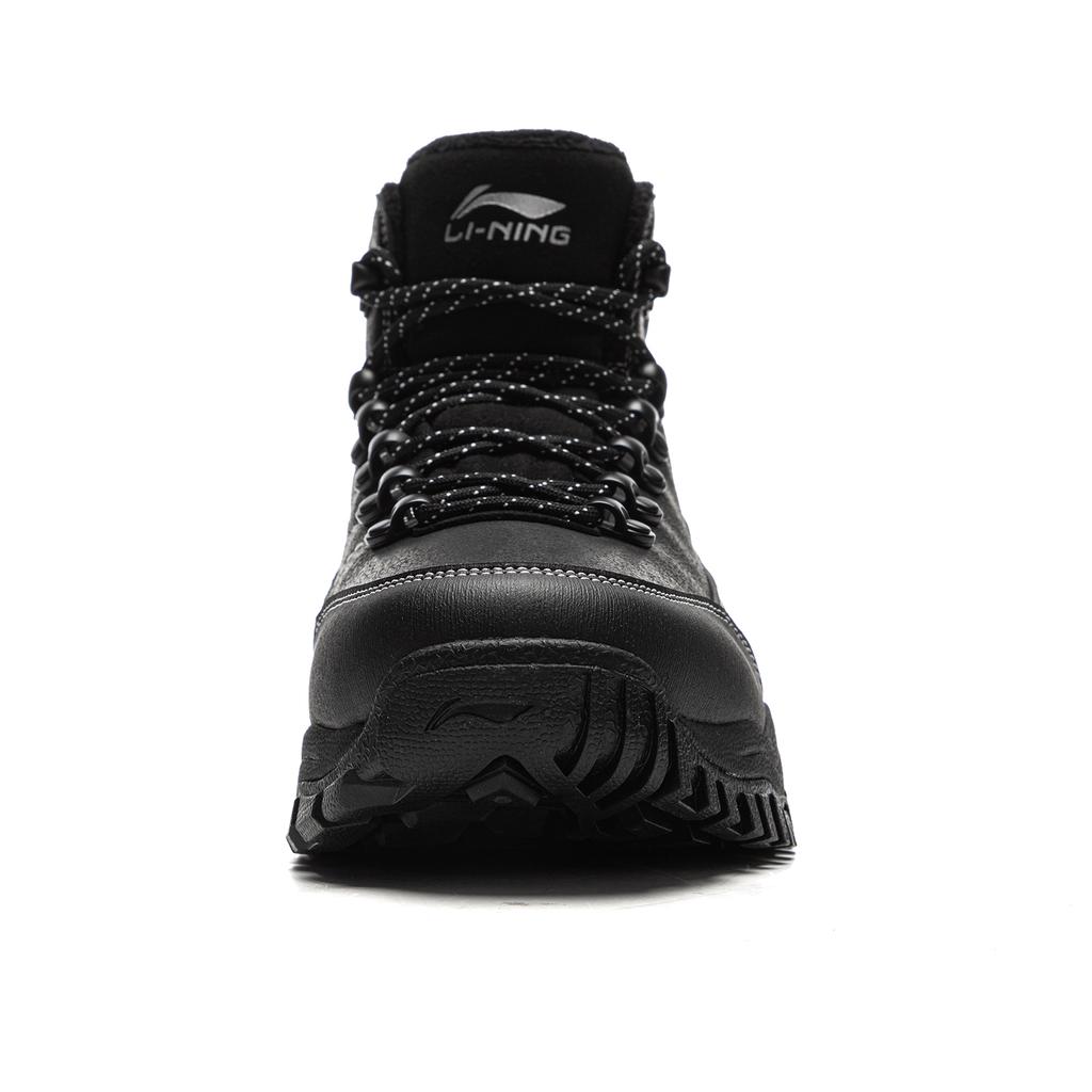 Li Ning Baohe LITE Термоботинки с флисовой подкладкой, Мягкая упругая платформа с амортизацией, Повышающая высоту, Износостойкие, Средняя высота, AGCV393-1