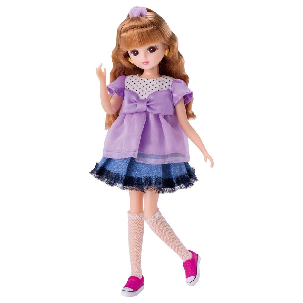 TAKARA TOMY Doll Everyday Style Pretend Play Toy for Ages 3 and Up Licca-chan LD-04 Licca-chan Dress-Up