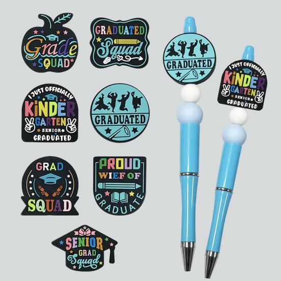 Силиконовые бусины для ручек на выпускной Силиконовые бусины на выпускной Изготовление украшений своими руками Бусины оптом для изготовления брелоков, браслетов, ожерелий