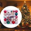 74 Pieces Christmas Balls Baubles Novelty Elegant Pendants Xmas Decors for Apartment
