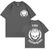 Punk Rock Band The Offspring Logo Print Tshirt Unisexs Unisexs Fashion Casual Short Sleeve Tshirts 100 Cotton Oversized T Shirt