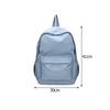 Leisure Female Nylon Shopping Travel Handbags Students Solid Color Large Capacity School Rucksacks Ladies Zipper Knapsacks