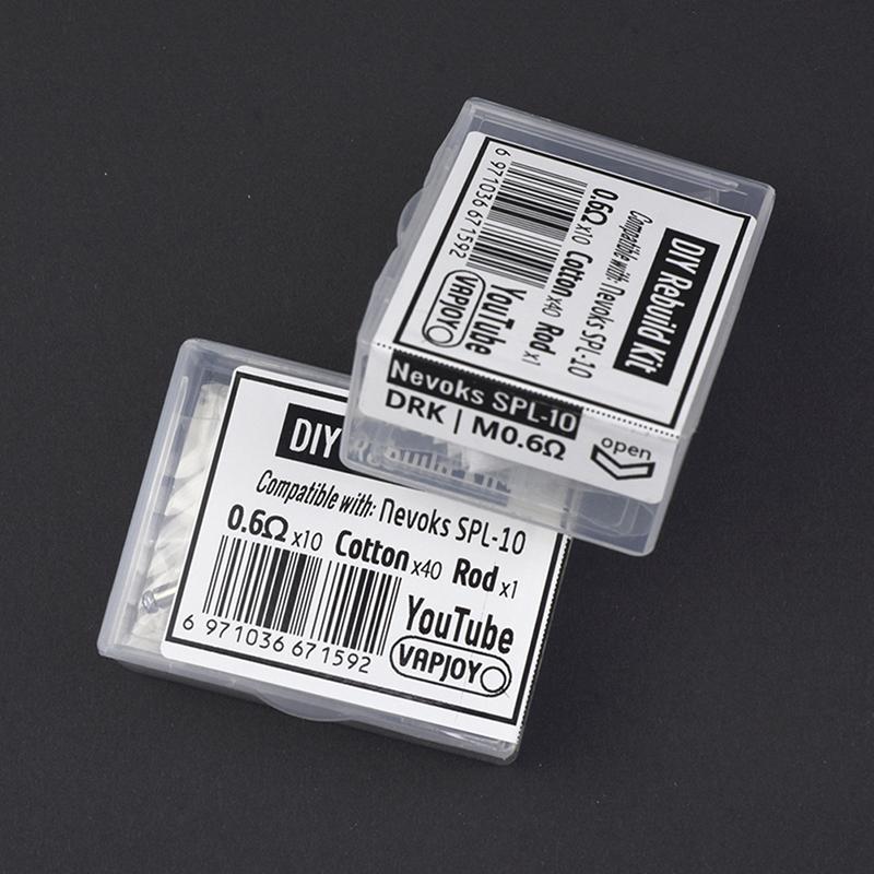 Diy Rebuild Kit Nevoks Spl-10 0.6Ohm Mesh Coil Resistance Wire Replacement Accessory Tool