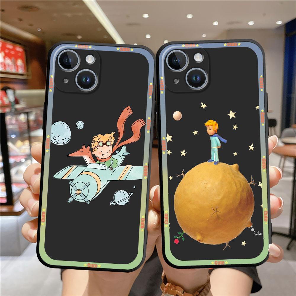 Silicone Phone Case For Apple Iphone 11 8 Plus 7 6s 14 Pro Max 13 Pro 12 Mini Se Xs X Xr Capa Cases The Little Prince Fox Cover
