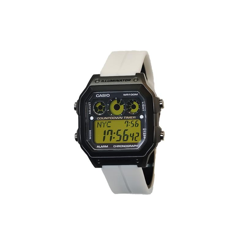 Casio Индивидуальная серия модифицированных часов серебристо-черный полимерный корпус водонепроницаемые 200 метров AE-1300WH-8A модифицированные-Gem Qixiang AE-1300WH-8A