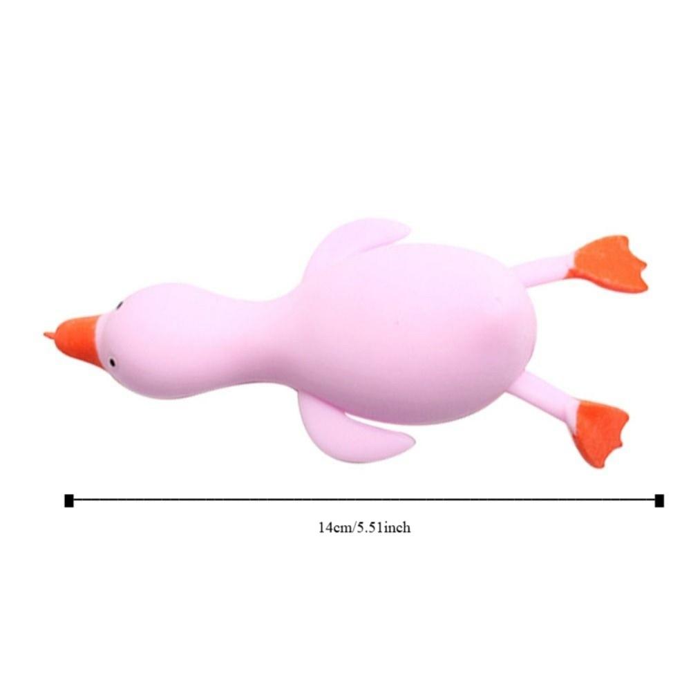 Цыпленок-пищалка разноцветный Le Squishy текстура Функция растяжения Утка-антистресс Веселый дизайн Трансформируемая утка Сенсорная для взрослых