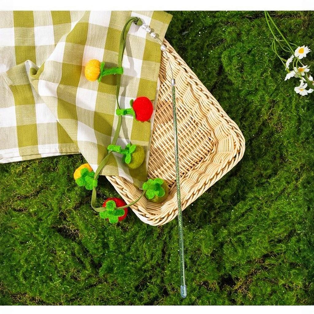 Игрушечные веревки, Маленькие палочки-погремушки с хурмой и помидорами, Звенящие игрушки, Отличный способ от скуки и играть с s