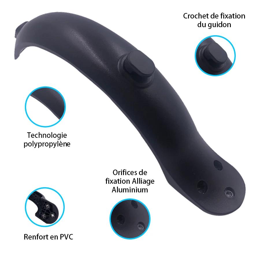 Fenders Scooter Wings Rear Mud Guard Support Protection ABS Plastic Parts Screws Rubber Stopper for Xiaomi M365 Pro Parts