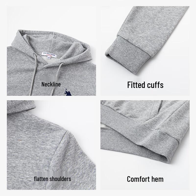 U.S. Polo Assn. Мужская толстовка с капюшоном