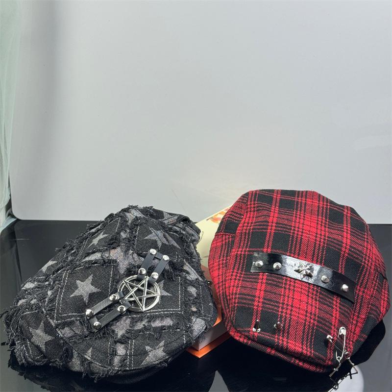 Корейская мода украшения берет уличная тенденция персонализированная мужская и женская короткая шляпа-солнцезащита вперед шляпа