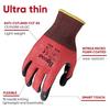 High Performance Anti-Cut Gloves Cut Resistant with Ansi Level-5 Protection 18G Micro Foam Nitrile Coating HPPE for Safety