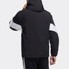 adidas Neo Color Block свободная куртка с длинным рукавом и капюшоном мужские куртки черные белые H45244