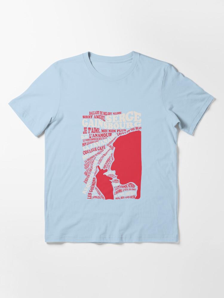 Serge Gainsbourg Copy of Serge Gainsbourg - Discography Essential T-Shirt