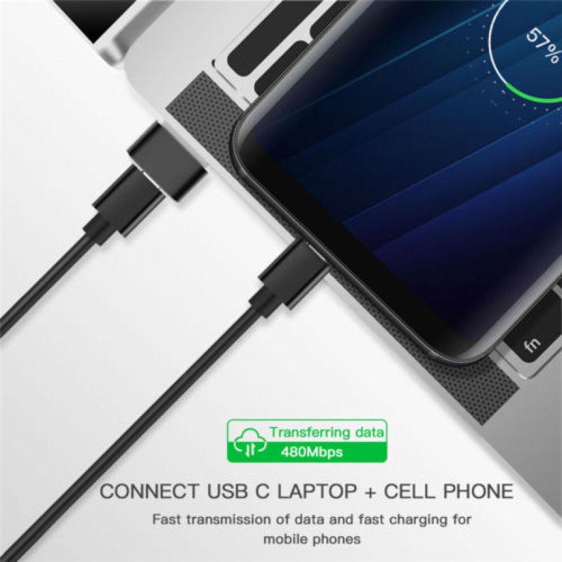 Адаптер USB-C «папа» типа C к USB 2,0 А, гнездовой адаптер преобразователя данных