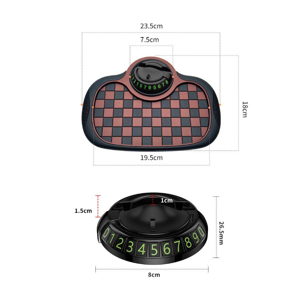 Non Slip Phone Holder Rubber Sunglasses Holder High Quality Car Interior Accessories