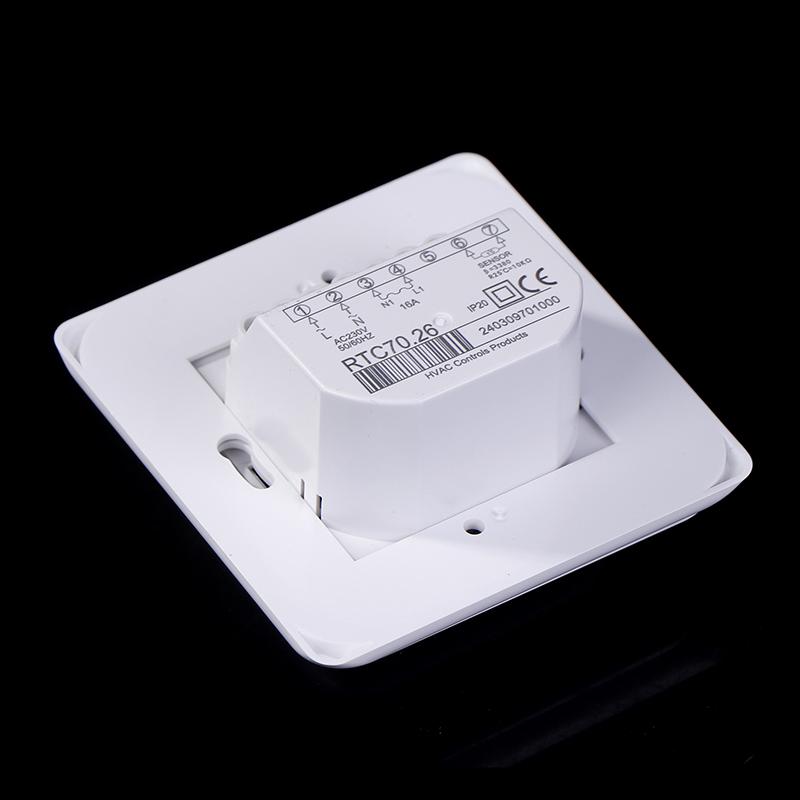 Электрическая система отопления Механическая ручка термостата Механический электрический теплый пол 16A Регулятор температуры Внешний датчик