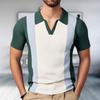 New Men'S Polo Shirt Made Of Pure Cotton With Dropped Shoulders High-Quality Loose Fit For Fitness Versatile For Daily Exercise Short Sleeved Casual