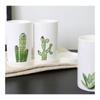 Happy Life Cactus Cutlery Holder (3 Pieces), Mixed Colors, 1 Set, Korean Popular Tableware