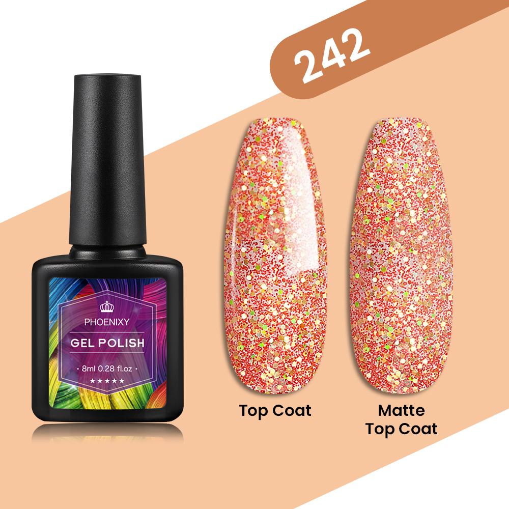 PHOENIXY 80 цветов, 8 мл гель-лак для ногтей, УФ-гель для ногтей, стартовый набор, замачиваемый гель-лак, гель-лак для ногтей, маникюр, DIY салон на дому