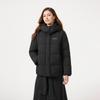 Tanboer Women's Solid Color Short Down Jacket with Detachable Hood