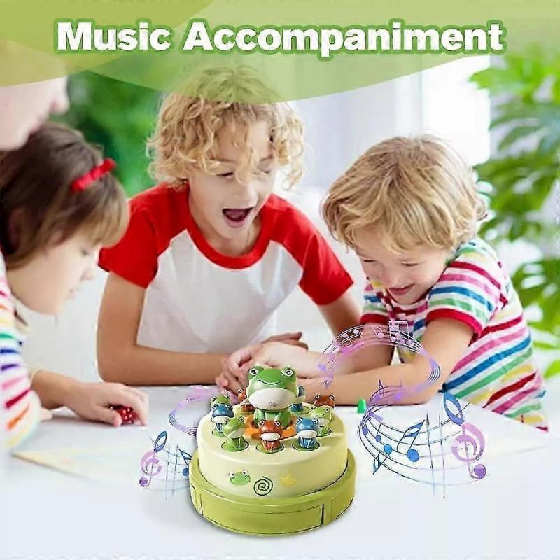 Bounce and Catch Frog Board Games Parent-Child Interactive Tabletop Family Game