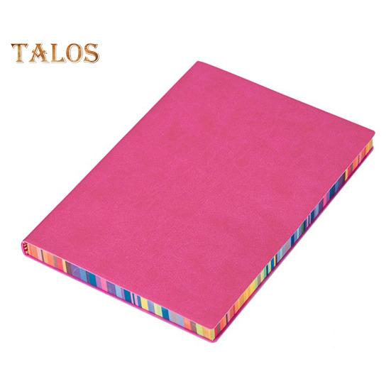 Блокнот А5 с утолщенными краями цвета радуги, обложка из искусственной кожи, прочный переплет, четкая линия печати, гладкое письмо, 100/200 страниц, офис, бизнес-студенты