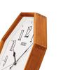 Seiko Clock Wall Radio Brown Wood 320 x 320 mm x 52 KX263B Clock, Natural, Controlled, Finish, mm,