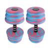 1/2Pcs Water Sports Dumbbells Water Workouts Easy Grip Foam Barbells High-density EVA Fitness Dumbbells