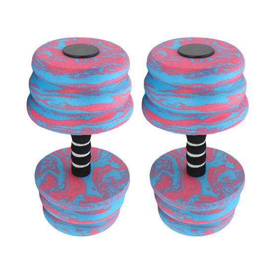 1/2Pcs Water Sports Dumbbells Water Workouts Easy Grip Foam Barbells High-density EVA Fitness Dumbbells