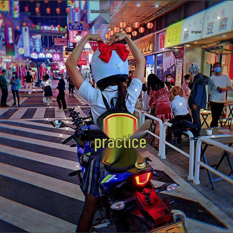 Украшение рюкзака «Богиня мотоцикла» для женщин-райдеров: Забавный аксессуар для электромобиля