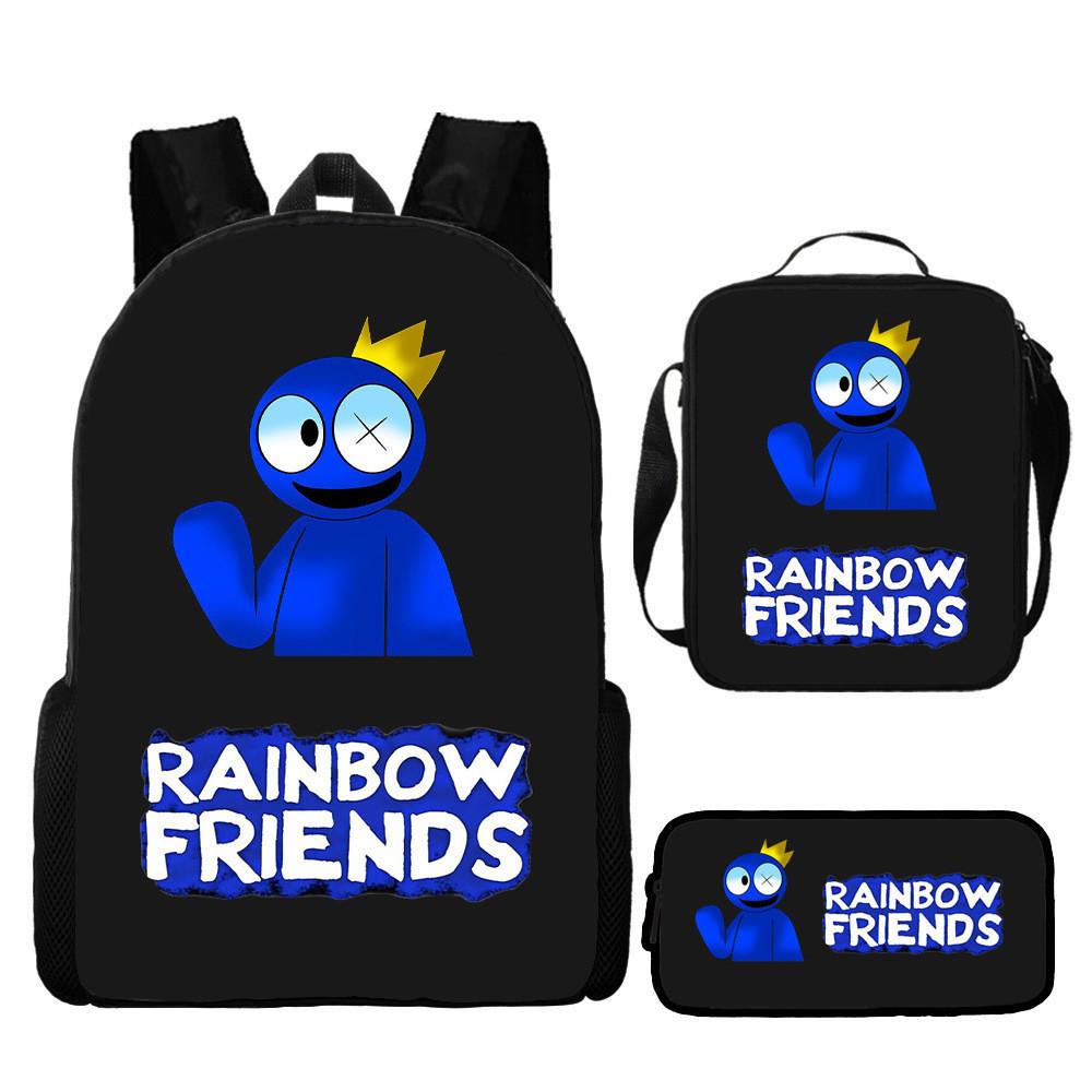 Детский дорожный рюкзак Rainbow Friends из прочного материала в модном уличном стиле для подростков