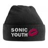 Sonic Youth Unisex Adult Lips Knitted Logo Beanie